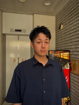 ショート メンズ UMM daichi メンズパーマのヘアスタイル