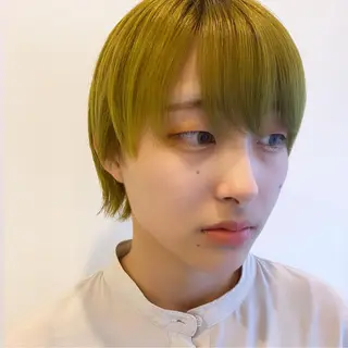 ショート レイヤー・ハッシュ ウルフ・武蔵小杉のヘアスタイル