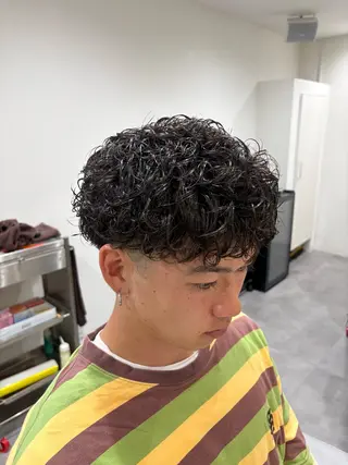 パーマ 深澤 知樹のヘアスタイル