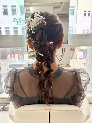 セミロング ブリーチ透明感カラー /レイヤー👗しずかのヘアスタイル