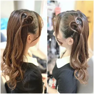 ヘアアレンジ イーチブライト EachBrightのヘアスタイル