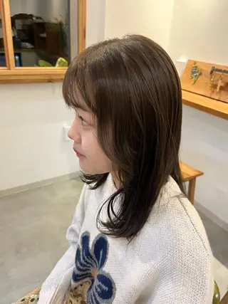 カラー 【eight宿河原】 すぎもとはづきのヘアスタイル