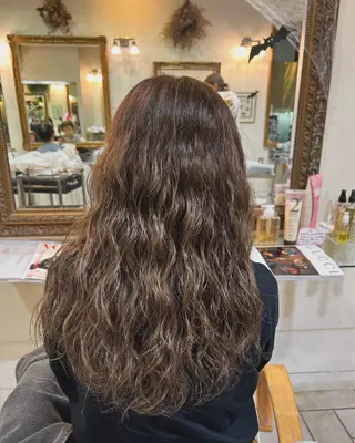 パーマ タテイシ アサノのヘアスタイル