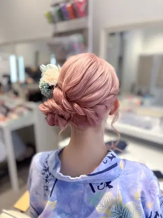 ロング ヘアアレンジ ⭐︎moe 【ヘアセット🧸】のヘアスタイル