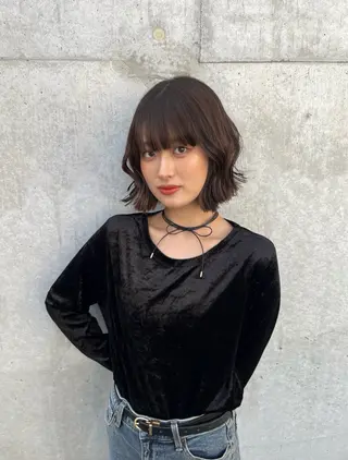 ショート 透明感 エイジのヘアスタイル
