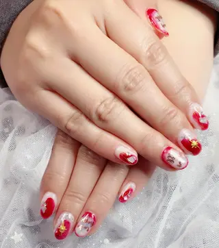 ネイル マジック ミラーのネイルデザイン