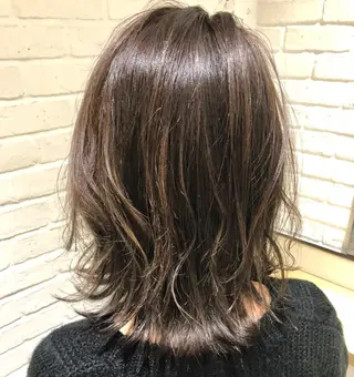 ミディアム カラー レイヤー/大人メンズ パーマ🌀 平島拓也のヘアスタイル