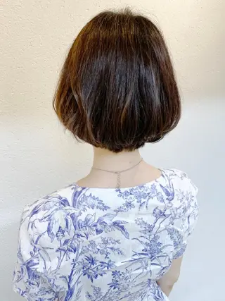 ミディアム パーマ ⭐️バッサリカット モデル募集⭐️佐野のヘアスタイル