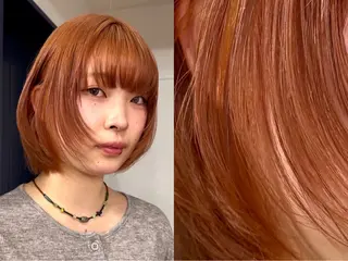 ショート カラー ブリーチ/デザイン 🎀Kanoのヘアスタイル