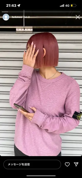 ミディアム TaNa. 笑南(えみな)のヘアスタイル