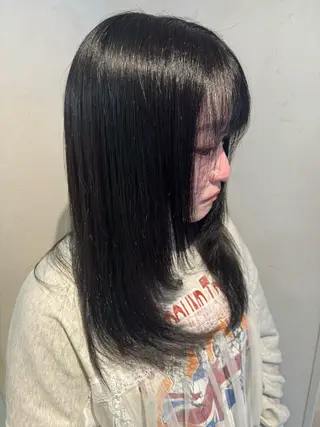 ロング パーマ/ハイトーン /吉田眞のヘアスタイル