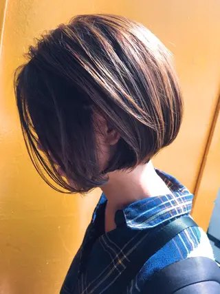 ショート ayane⭐️ボブ・ ショート・パーマのヘアスタイル