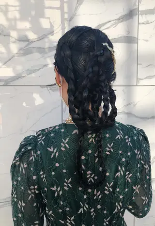 ロング ヘアアレンジ eri kinjoのヘアスタイル