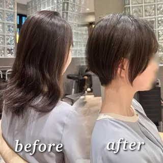 ショート Lond robinのヘアスタイル