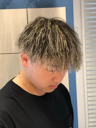 カラー パーマ メンズ 國分 正樹のヘアスタイル