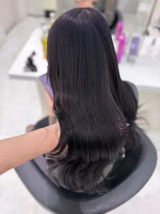 ロング カラー ヘアアレンジ 💓色落ちまで綺麗な 垢抜けカラー💓のヘアスタイル
