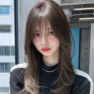 ロング 松澤日菜 ✂メンズ歓迎のヘアスタイル