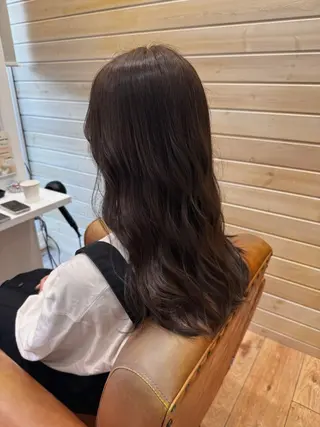 ロング カラー cyan 水川和馬のヘアスタイル