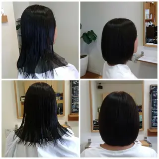 ミディアム 三ツ井 淳華のヘアスタイル