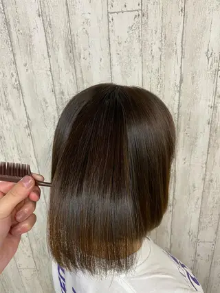 ミディアム パーマ 勝河 怜楊のヘアスタイル