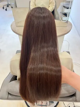 ロング 中島 菜々のヘアスタイル