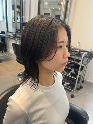 ミディアム 縮毛矯正講師/大崎/ 入澤裕也のヘアスタイル