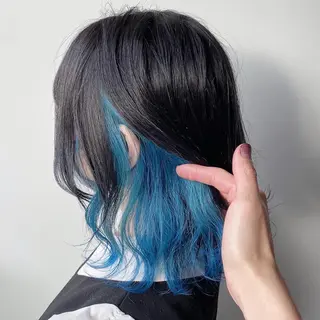 ミディアム カラー ヘアアレンジ 💕上野美容師☁ ブリーチ💖サワのヘアスタイル