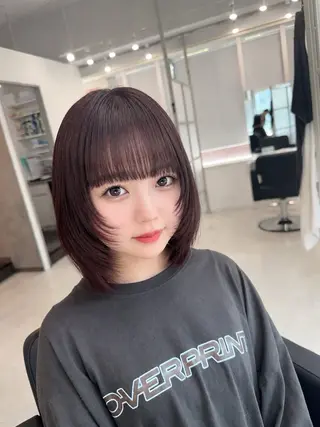 ミディアム MAHO/透明感カラ ー/髪質改善🍒のヘアスタイル