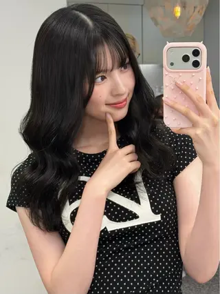 ロング カラー 💍モテる艶髪 透明感カラー💖のヘアスタイル