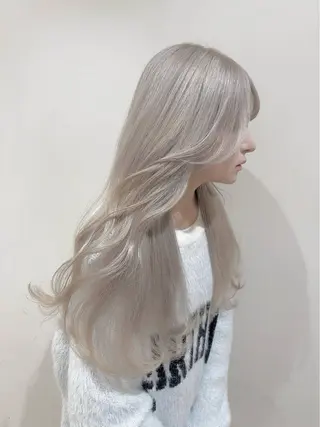 ロング カラー 桐村 健太郎のヘアスタイル
