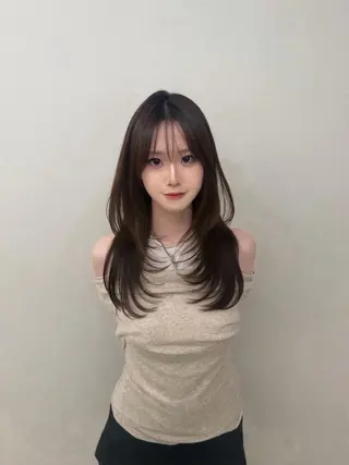 ミディアム 似合わせカット/月 【るな】COAのヘアスタイル