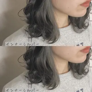ロング カラー あさだ しゅうたろうのヘアスタイル