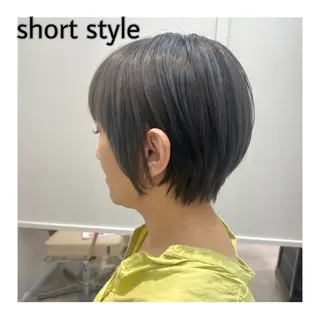 ショート 🌱ボブ／艶髪／ 縮毛矯正🌱茉奈のヘアスタイル