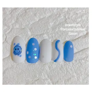 ミディアム ネイル 🐾enen style 🐾のネイルデザイン