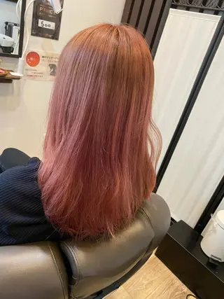 セミロング カラー メンズパーマ /栄/伊藤りんなのヘアスタイル