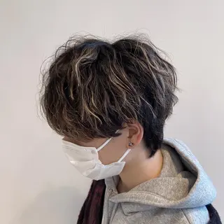 パーマ メンズ メンズ縮毛矯正 ♠️店長下平隼人のヘアスタイル