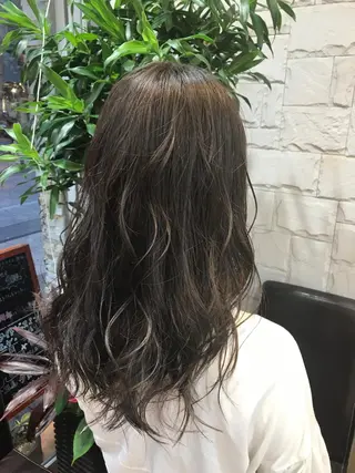 ミディアム カラー 髪質改善 艶髪🔵フセナオヤのヘアスタイル