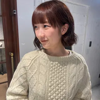 ショート パーマ カットモデル募集中 🪐✩ 大久保 那奈のヘアスタイル