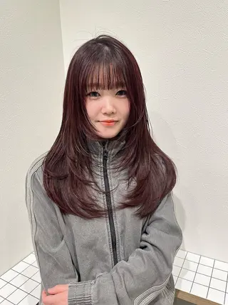 ミディアム keshiki 大名のヘアスタイル