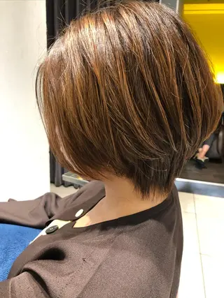 ショート カラー 飯塚 竜之介のヘアスタイル