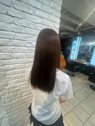 ロング カラー 北原 亮のヘアスタイル