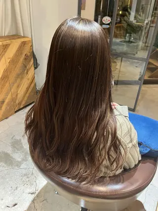 ロング diar／Saori 透明感カラー🤍のヘアスタイル