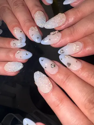 ネイル 33nail✴️栄 スミレ❇️Gel-xのネイルデザイン