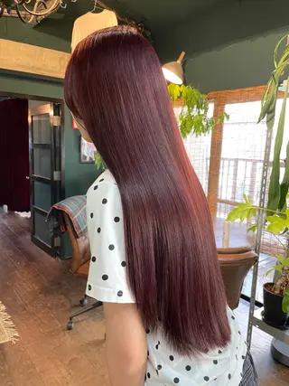 ロング カラー vivre libreのヘアスタイル