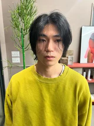 ミディアム メンズ 小笠原悠斗 /メンズヘアのヘアスタイル