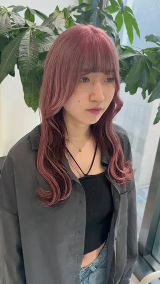 ロング カラー ヘアアレンジ ブリーチなしの達人 🌈KAITOのヘアスタイル
