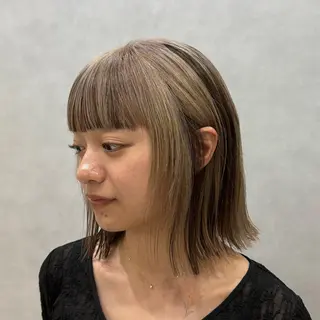 ショート カラー 透明感カラー/パーマ 🌀アオノのヘアスタイル