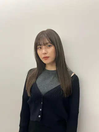 ロング カラー 韓国好き🇰🇷 美容師MIKUのヘアスタイル
