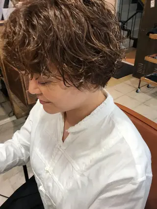 ショート ayane⭐️ボブ・ ショート・パーマのヘアスタイル