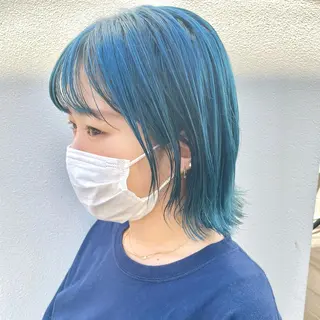 ショート カラー ヘアアレンジ 🎀レイヤー 透明感 カラーyuuri🎀のヘアスタイル